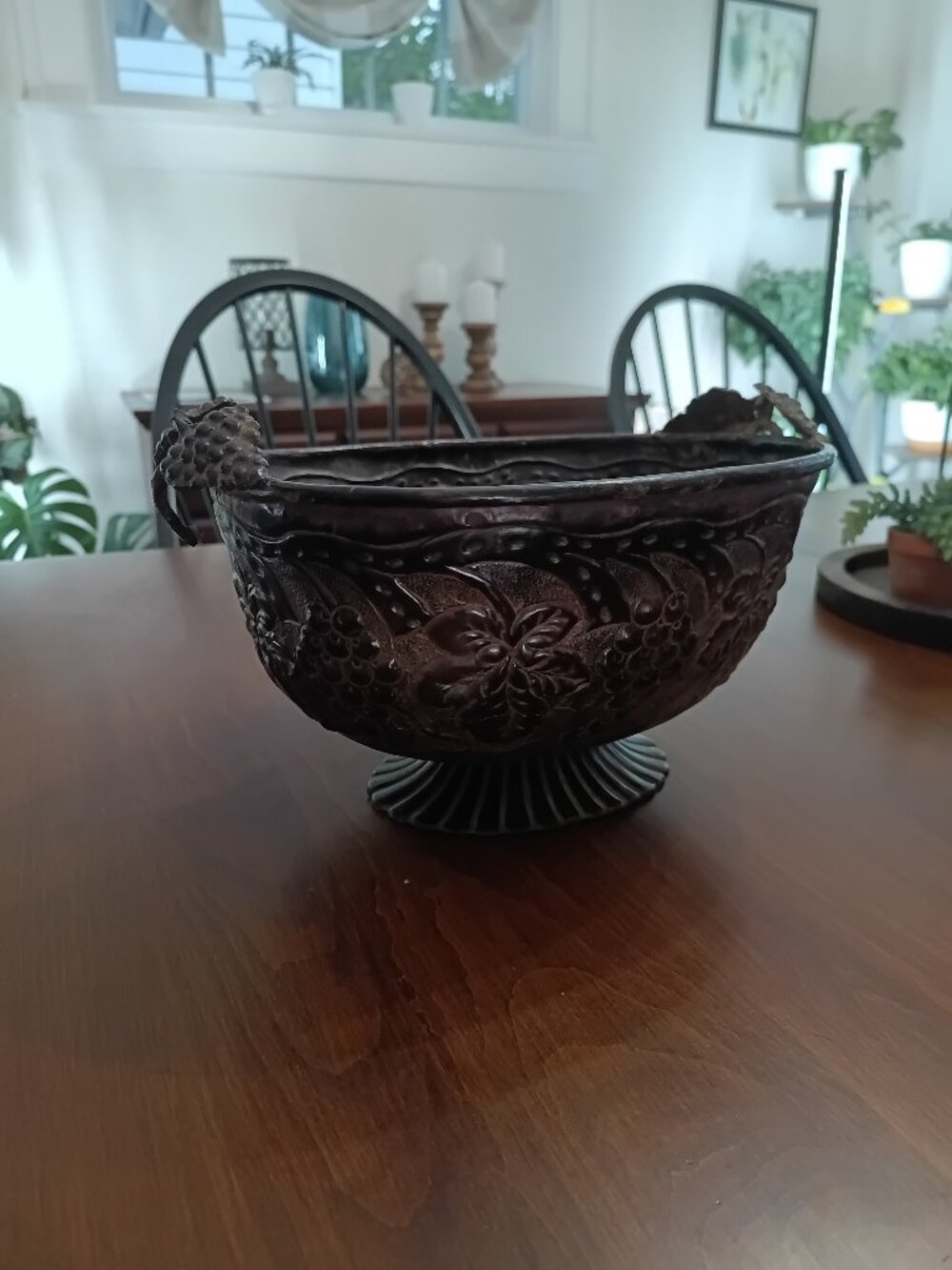 Brass Pedestal Bowl